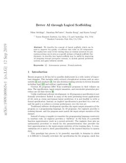 Better AI through Logical Scaffolding