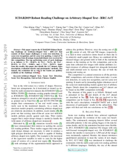 ICDAR2019 Robust Reading Challenge on Arbitrary-Shaped Text (RRC-ArT)