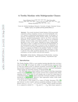 A Tsetlin Machine with Multigranular Clauses