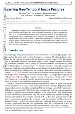 Learning Geo-Temporal Image Features
