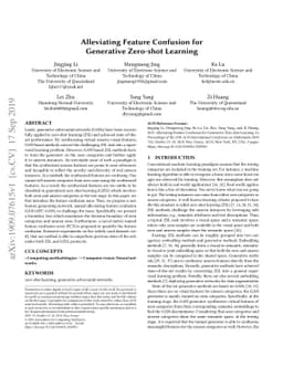 Alleviating Feature Confusion for Generative Zero-shot Learning