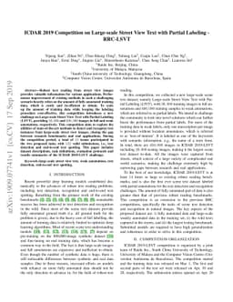ICDAR 2019 Competition on Large-scale Street View Text with Partial
  Labeling -- RRC-LSVT