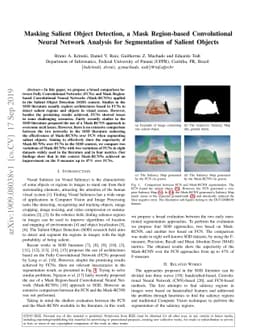 Masking Salient Object Detection, a Mask Region-based Convolutional
  Neural Network Analysis for Segmentation of Salient Objects