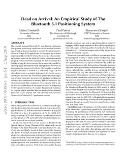 Dead on Arrival: An Empirical Study of The Bluetooth 5.1 Positioning
  System