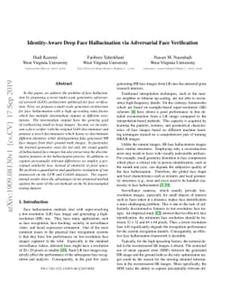 Identity-Aware Deep Face Hallucination via Adversarial Face Verification