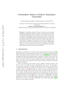 Probabilistic Atlases to Enforce Topological Constraints