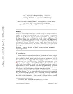 An Automated Engineering Assistant: Learning Parsers for Technical
  Drawings