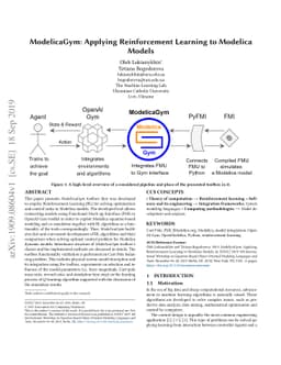 ModelicaGym: Applying Reinforcement Learning to Modelica Models