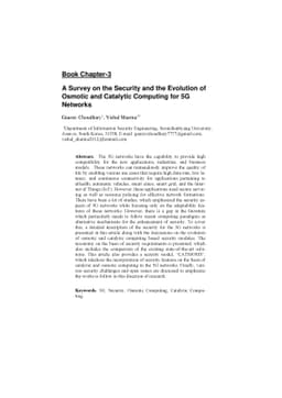 A Survey on the Security and the Evolution of Osmotic and Catalytic
  Computing for 5G Networks