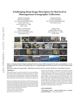 Challenging deep image descriptors for retrieval in heterogeneous
  iconographic collections