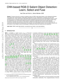CNN-based RGB-D Salient Object Detection: Learn, Select and Fuse