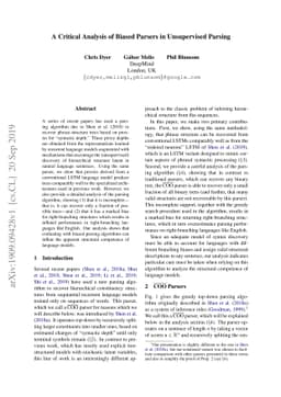 A Critical Analysis of Biased Parsers in Unsupervised Parsing