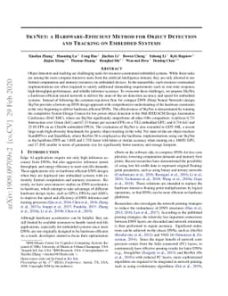 SkyNet: a Hardware-Efficient Method for Object Detection and Tracking on
  Embedded Systems
