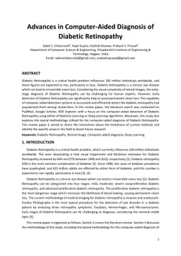 Advances in Computer-Aided Diagnosis of Diabetic Retinopathy