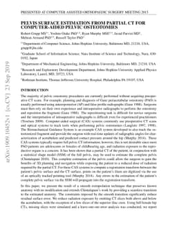 Pelvis Surface Estimation From Partial CT for Computer-Aided Pelvic
  Osteotomies