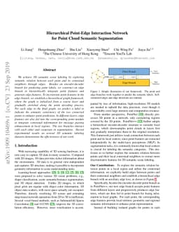 Hierarchical Point-Edge Interaction Network for Point Cloud Semantic
  Segmentation