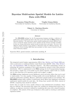 Bayesian Multivariate Spatial Models for Lattice Data with INLA