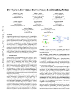 ProvMark: A Provenance Expressiveness Benchmarking System