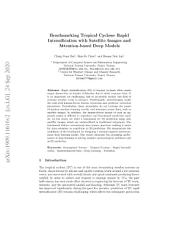 Benchmarking Tropical Cyclone Rapid Intensification with Satellite
  Images and Attention-based Deep Models