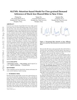 ALCNN: Attention-based Model for Fine-grained Demand Inference of
  Dock-less Shared Bike in New Cities