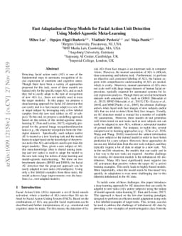 Fast and Effective Adaptation of Facial Action Unit Detection Deep Model