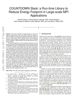 COUNTDOWN Slack: a Run-time Library to Reduce Energy Footprint in
  Large-scale MPI Applications
