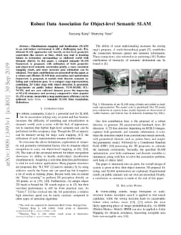 Robust Data Association for Object-level Semantic SLAM
