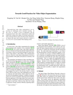 Towards Good Practices for Video Object Segmentation
