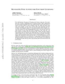 Revisiting Fine-tuning for Few-shot Learning