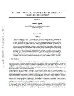 pylustrator: Code generation for reproducible figures for publication