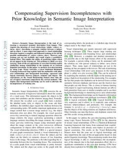 Compensating Supervision Incompleteness with Prior Knowledge in Semantic
  Image Interpretation