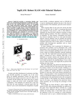 TagSLAM: Robust SLAM with Fiducial Markers