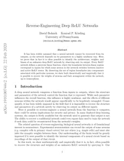 Reverse-Engineering Deep ReLU Networks