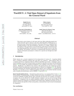 Ward2ICU: A Vital Signs Dataset of Inpatients from the General Ward