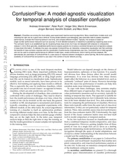 ConfusionFlow: A model-agnostic visualization for temporal analysis of
  classifier confusion