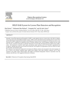 DELP-DAR System for License Plate Detection and Recognition