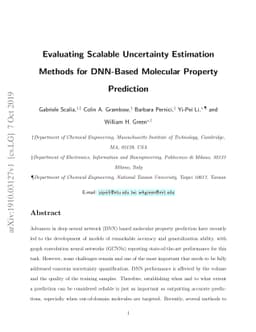 Evaluating Scalable Uncertainty Estimation Methods for DNN-Based
  Molecular Property Prediction