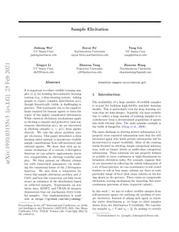 Sample Elicitation