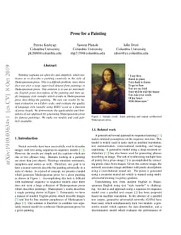 Prose for a Painting