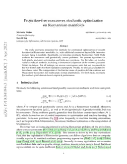 Projection-free nonconvex stochastic optimization on Riemannian
  manifolds