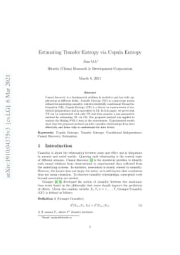 Estimating Transfer Entropy via Copula Entropy