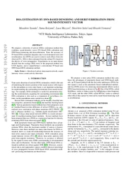DOA Estimation by DNN-based Denoising and Dereverberation from Sound
  Intensity Vector