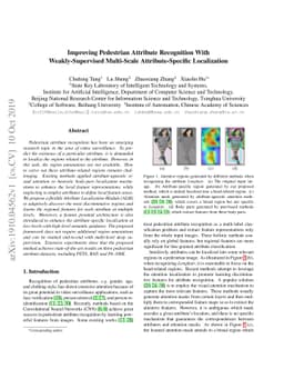 Improving Pedestrian Attribute Recognition With Weakly-Supervised
  Multi-Scale Attribute-Specific Localization