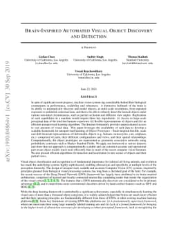 Brain-inspired automated visual object discovery and detection