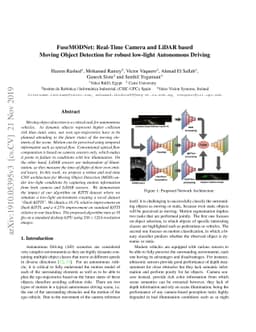 FuseMODNet: Real-Time Camera and LiDAR based Moving Object Detection for
  robust low-light Autonomous Driving