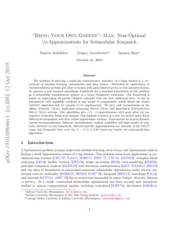 "Bring Your Own Greedy"+Max: Near-Optimal $1/2$-Approximations for
  Submodular Knapsack