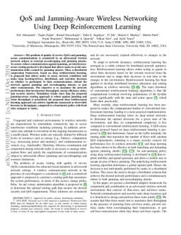 QoS and Jamming-Aware Wireless Networking Using Deep Reinforcement
  Learning