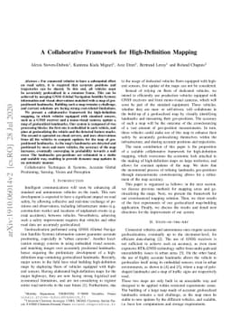 A Collaborative Framework for High-Definition Mapping