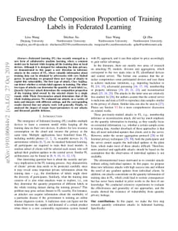 Eavesdrop the Composition Proportion of Training Labels in Federated
  Learning