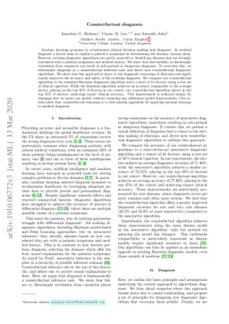 Counterfactual diagnosis